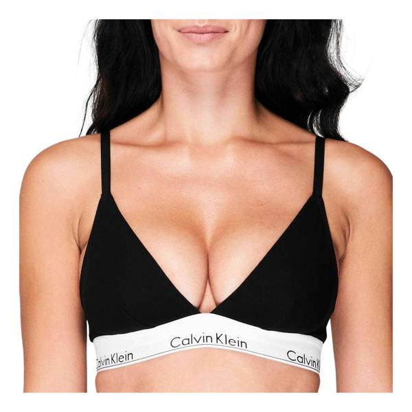 Calvin Klein Womens/Ladies Cotton Bra - Black - 