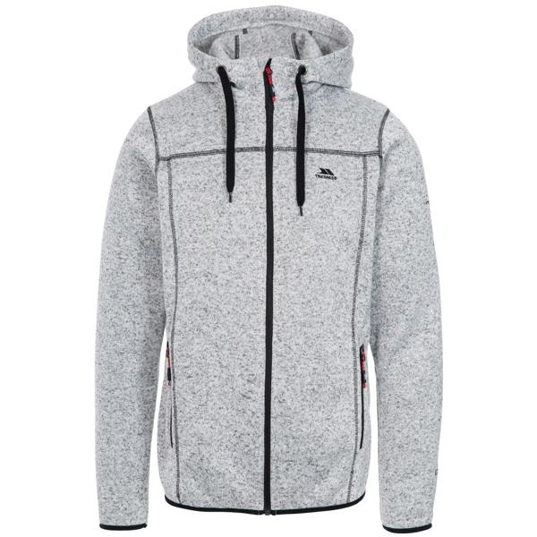 Trespass Mens Odeno Fleece Jacket - Ghost Marl - 