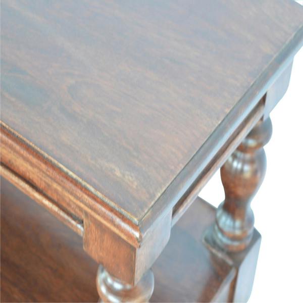 Artisan Furniture Solid Wood Turned Leg Console Table