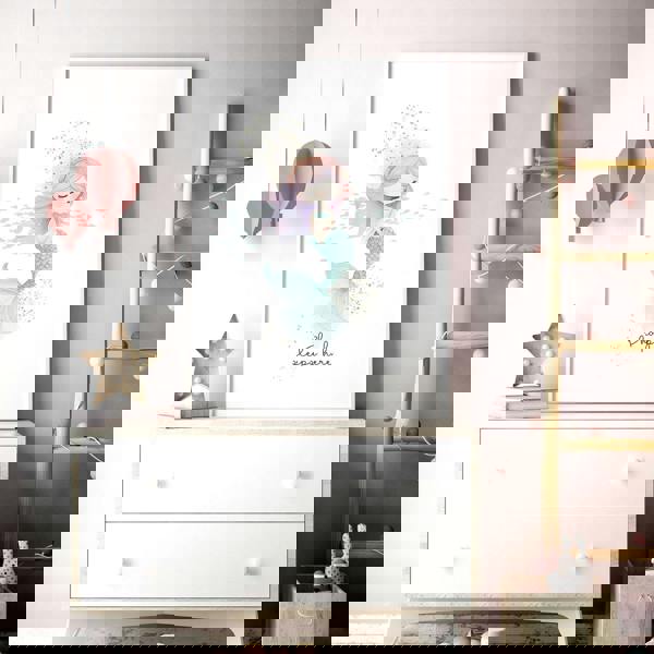 Bedroom Mermaid Decorations | Set of 3 wall art prints