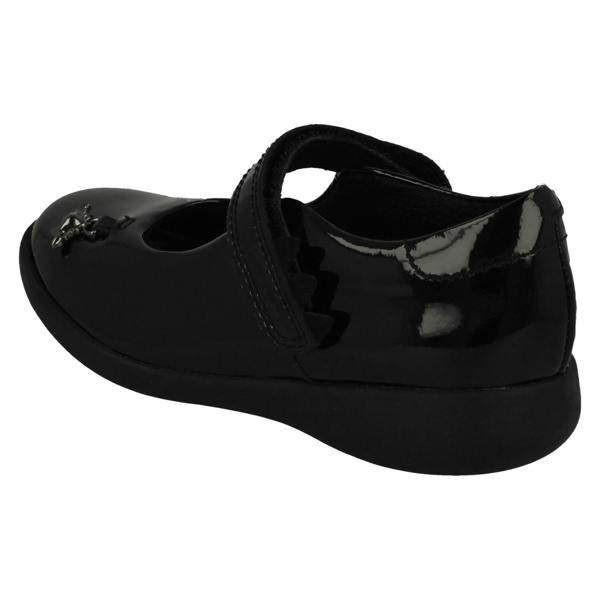 Clarks Girls Clarks Dinosaur Detailed Mary Jane Style School Shoes Etch Fun K