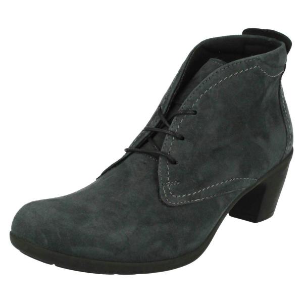 DB Shoes Ladies Easy B Wide Ankle Boots Jo