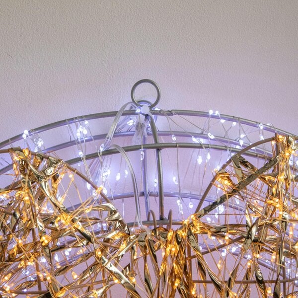Samuel Alexander 50cm Galaxy Christmas Wreath with 1440 Cool White & Antique White LEDs