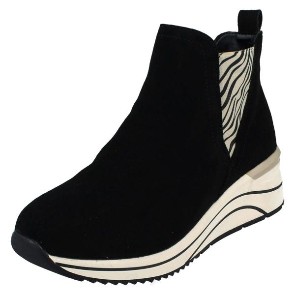 Remonte Ladies Remonte Wide Fit Casual Wedge Ankle Boots  D0T75