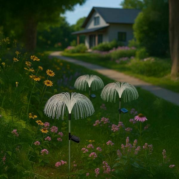 Milagro Solar Umbrella Lamp Rgb Ip44 2Pcs Transparent