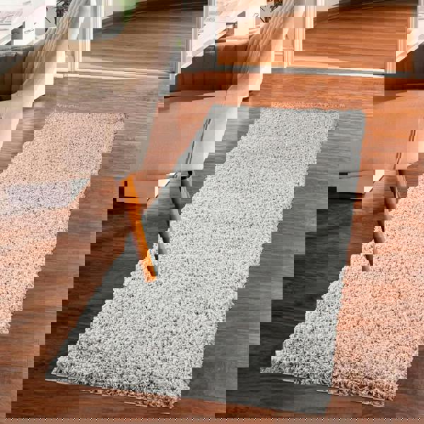 Smart Living Shaggy Rug - Silver/Grey