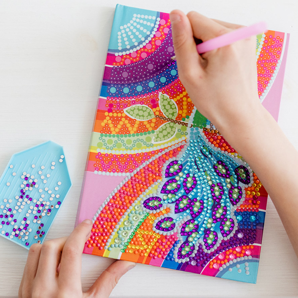 Totum Diamond Paint Notebook Peacock