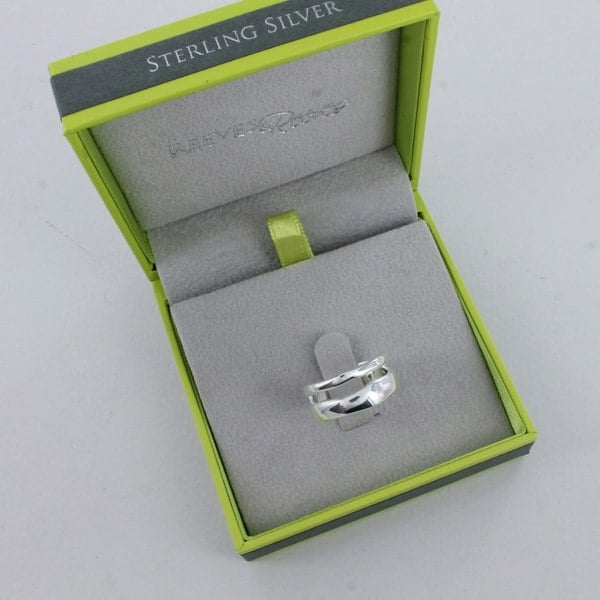 Sterling Silver Parallel Adjustable Ring - Reeves & Reeves