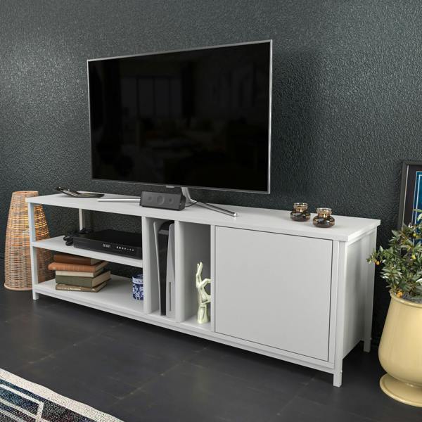 Decorotika Oneida Modern Tv Stand TV Cabinet for TV's up to 72"