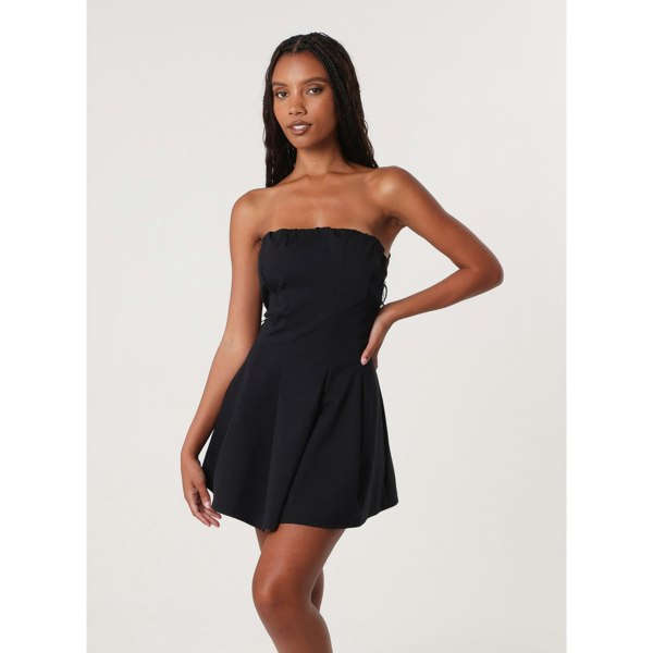 Pink Vanilla Bandeau Seam Detailed Mini Dress