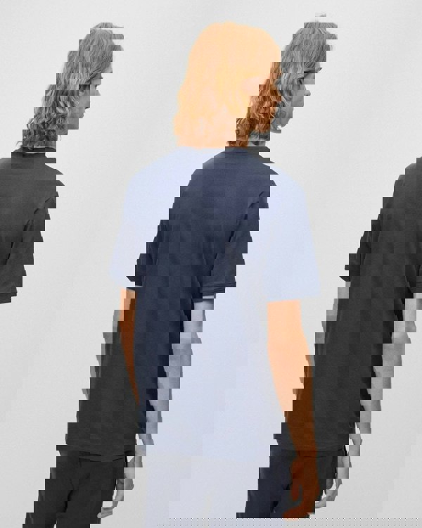 HUGO Diragolino212 Label Logo Mens T-Shirt NOS - Dark Blue 405