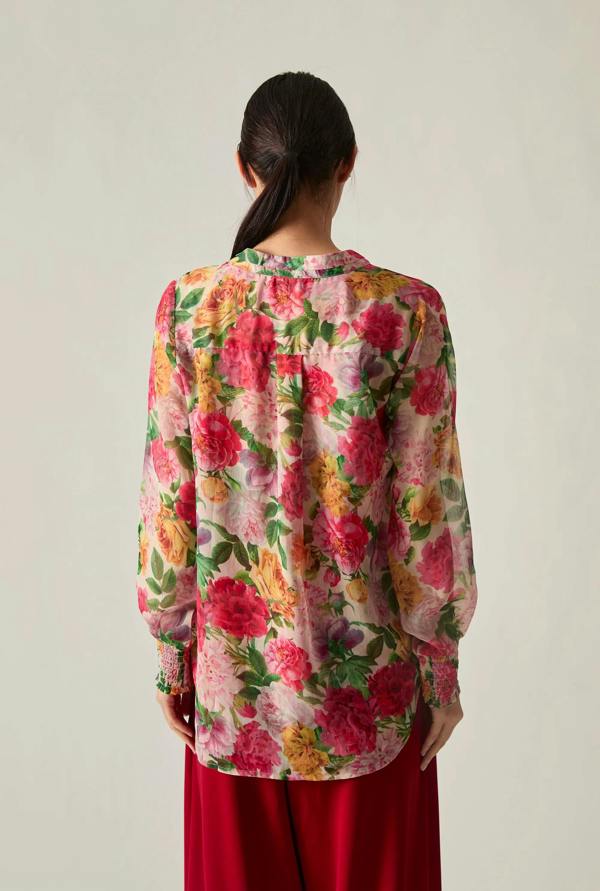 James Lakeland Botanical Floral Print Blouse