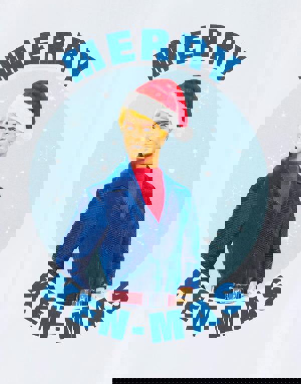 Barbie Mens White Ken Merry Kenmas Short Sleeved T-Shirt