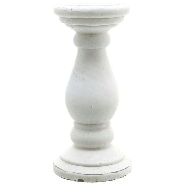 Hill Interiors Ceramic Matte Candle Holder - White - 