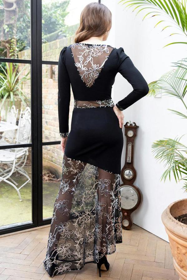 HotSquash Asymmetric Mermaid Fit Dress