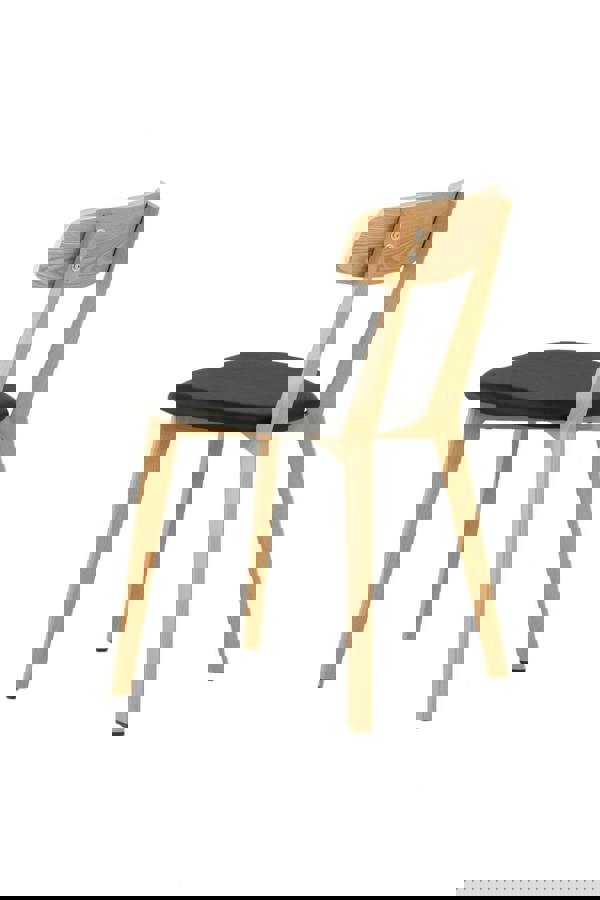 TRL Furniture Elvora Luxe Dining Chair – Oak (Set of 2)