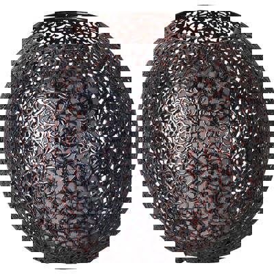 Luxform Solar Coco Metal Flame Effect Table Light 2Pk