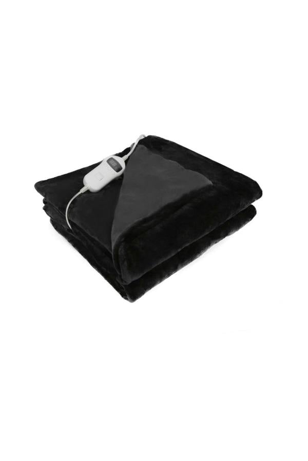 Ezysleep Cosy Heated Over Throw Fleece Blanket With Adjustable Control