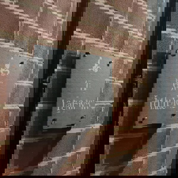 Personalised Memento Company Personalised Ornate Slate House Sign