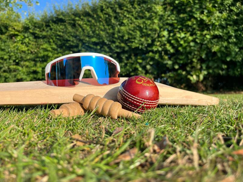 SUNWISE Precision White Sunglasses with Cricket Lens and Anti Fog