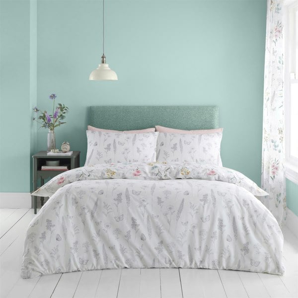 Catherine Lansfield Emilia White Duvet Cover Set