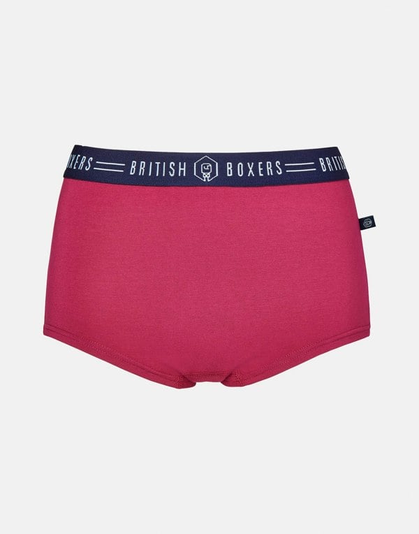 Three-pack Hipster Boxer Briefs – Sloe Gin - British Boxers