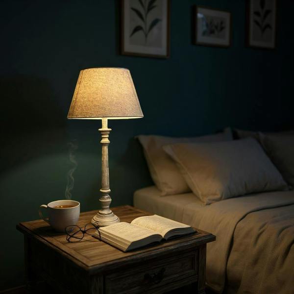 60CM LAMP AND SHADE