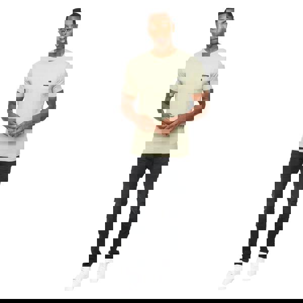 Crosshatch Mens Backdrafts T-Shirt - Light Olive - 