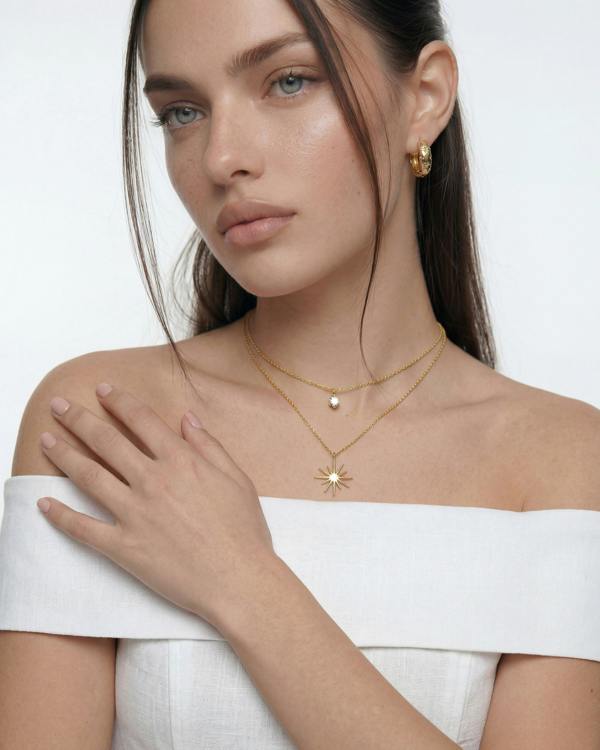 Elk & Bloom Chubby 14k Gold Gemstone Huggie Hoops