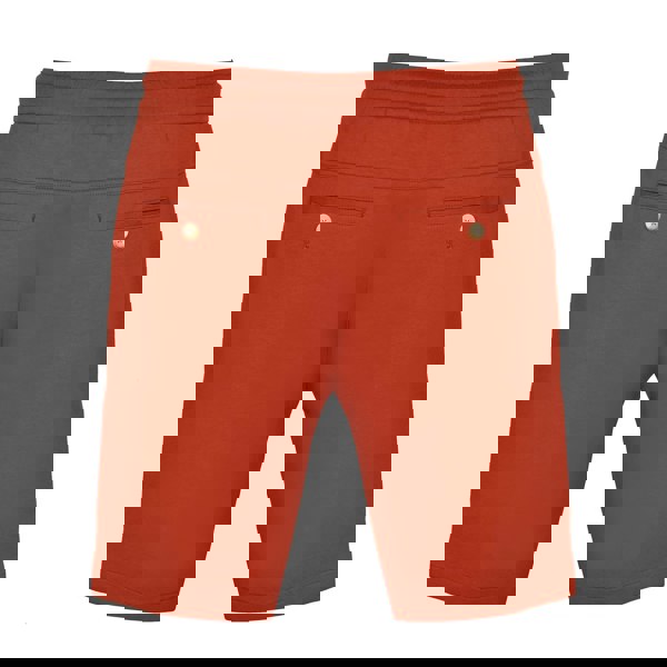 Enzo Cotton Loose Fit Shorts - Orange