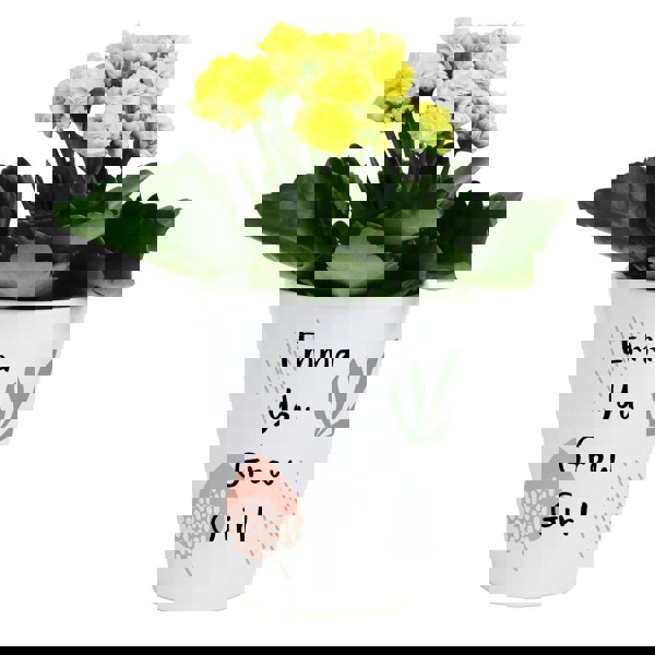 Personalised Memento Company Personalised Abstract Pattern Plant Pot