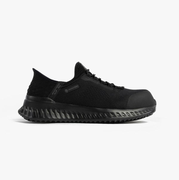Skechers Work Skechers Work 200206EC TILIDO - FLETCHIT Mens Safety Trainers Black