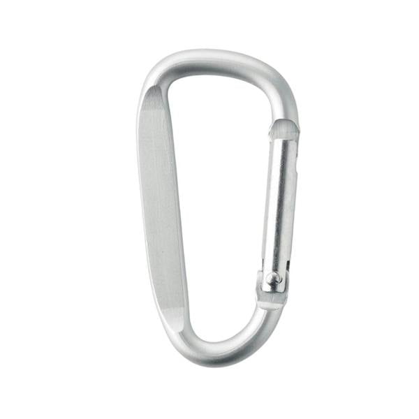 MidOcean Gancho Clip-On Aluminium Carabiner - Matt Silver - 