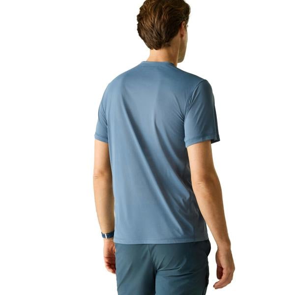 Regatta Mens Fingal Stretch T-Shirt - China Blue - 