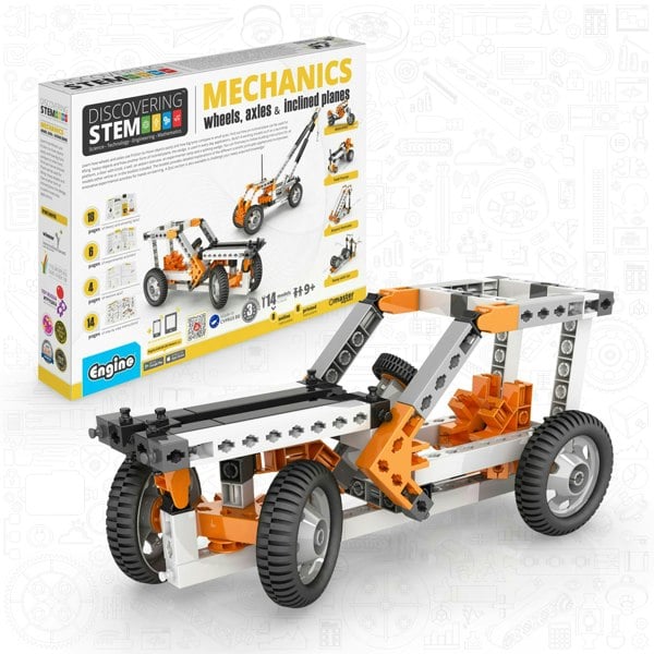 Engino STEM Mechanics: Wheels, Axles & Inclined Planes