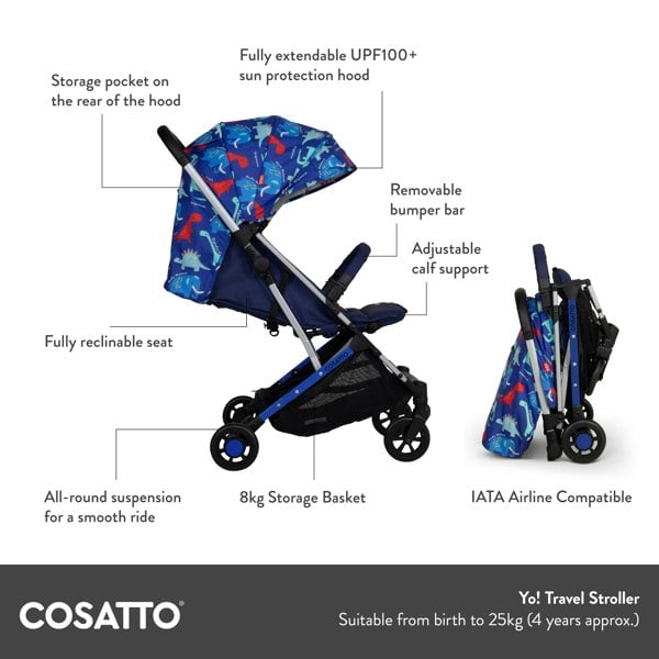 Yo! Stroller Silhouette - Stroller - Cosatto Store