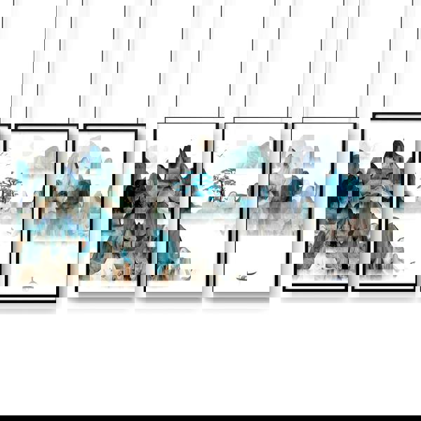 Japan art prints | set of 3 wall art prints for living room