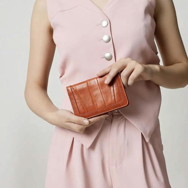 Brown Italian Leather Purse – Amalfi 01