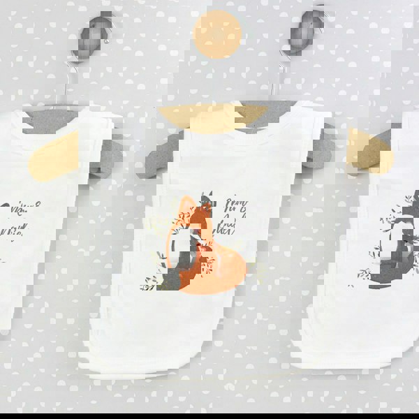 Personalised Memento Company Personalised Mummy and Me Fox Bib