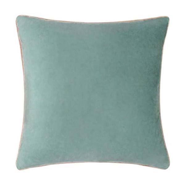 Furn Meridian Velvet Cushion Cover - Mineral/Blush