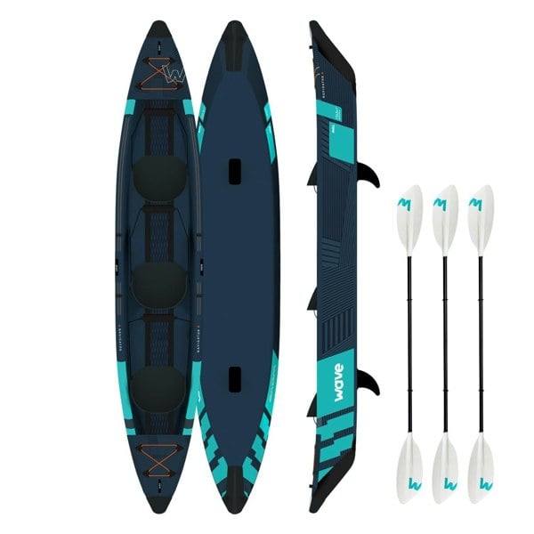 Navigator | Inflatable Kayak | Drop - Stitch | 1 - 2/2 - 3 Seater - Wave Sups UK