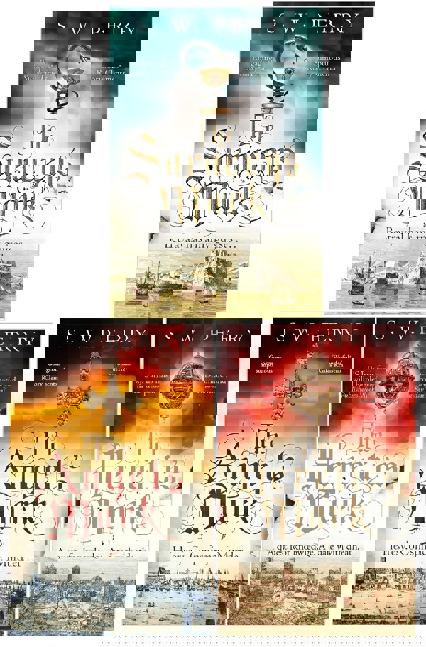 The Jackdaw Mysteries Series 3 Books Collection Set By S. W. Perry (The Angel's Mark, The Saracen's Mark, The Heretic's Mark)