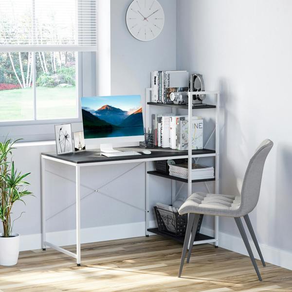 Desk with Shelves