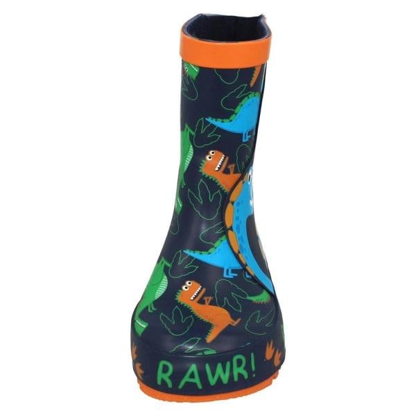 CHARACTER Boys Dinosaur Rawr Wellington Boots GUV22710AA02BSZZ