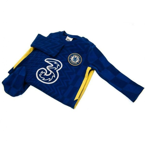 Chelsea FC Baby Sleepsuit - Blue