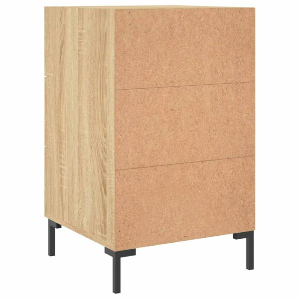 Berkfield Bedside Cabinet Sonoma Oak 40x40x66 cm Engineered Wood