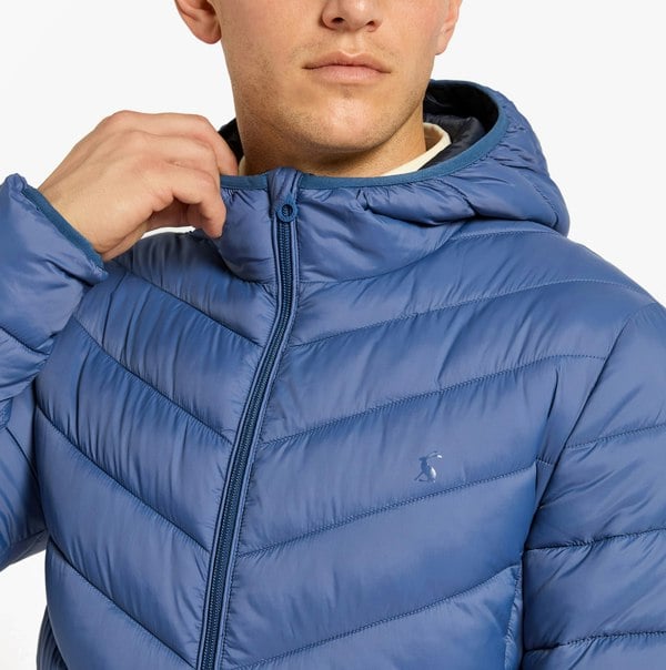Joules Garrett Blue Showerproof Padded Jacket