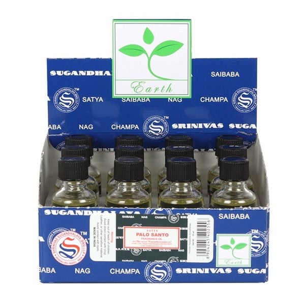 Serano Set of 12 Palo Santo Fragrance Oils by Satya