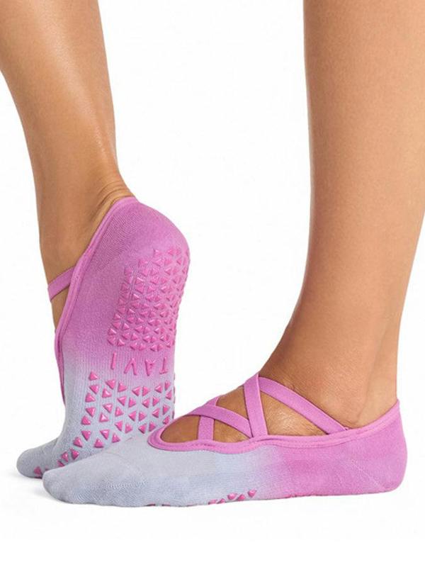 Tavi Luanna Grip Socks - Azalea Ombre