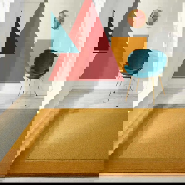 Colours Bordered Rug – Handmade Wool Rug